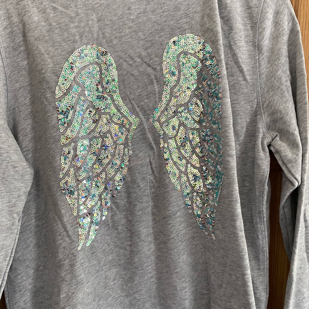 Victoria’s Secret full zip hooded sweatshirt angel